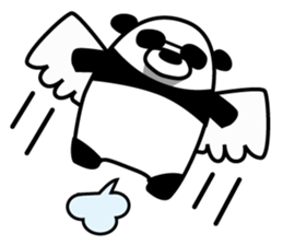 a sunglasses panda sticker #4190019