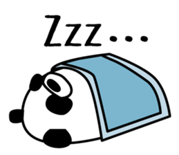 a sunglasses panda sticker #4190022