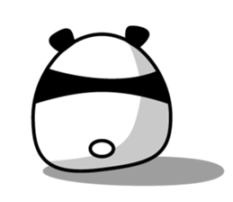 a sunglasses panda sticker #4190033