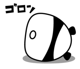 a sunglasses panda sticker #4190034