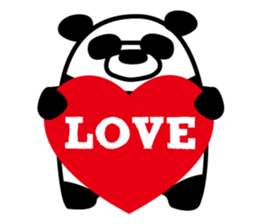 a sunglasses panda sticker #4190036