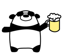 a sunglasses panda sticker #4190037