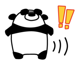 a sunglasses panda sticker #4190039