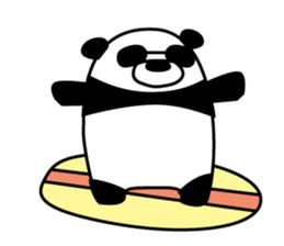 a sunglasses panda sticker #4190048