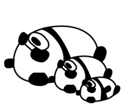 a sunglasses panda sticker #4190053