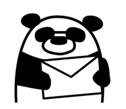 a sunglasses panda sticker #4190055