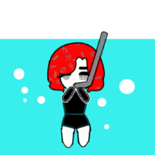 action actress? sticker #4190488