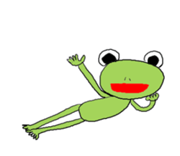 Love, healing frog 1 sticker #4190539