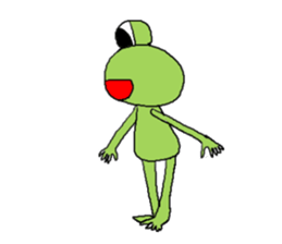 Love, healing frog 1 sticker #4190542