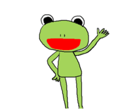 Love, healing frog 1 sticker #4190543