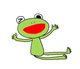 Love, healing frog 1 sticker #4190544