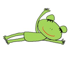 Love, healing frog 1 sticker #4190545