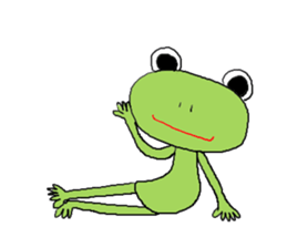 Love, healing frog 1 sticker #4190546