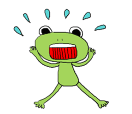 Love, healing frog 1 sticker #4190547