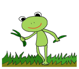 Love, healing frog 1 sticker #4190548