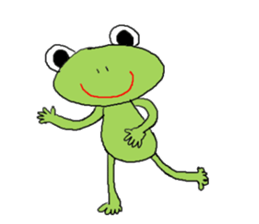 Love, healing frog 1 sticker #4190552