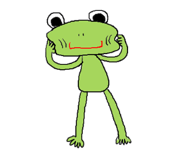 Love, healing frog 1 sticker #4190553