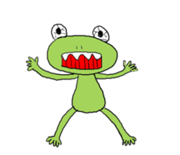 Love, healing frog 1 sticker #4190554