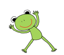 Love, healing frog 1 sticker #4190555