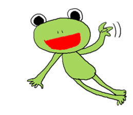 Love, healing frog 1 sticker #4190561