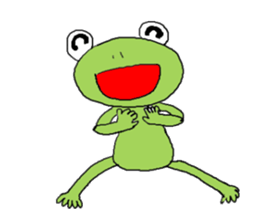 Love, healing frog 1 sticker #4190562