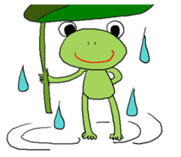 Love, healing frog 1 sticker #4190564