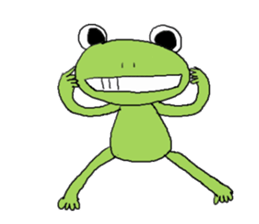 Love, healing frog 1 sticker #4190565