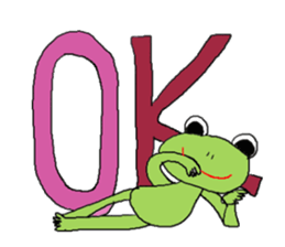 Love, healing frog 1 sticker #4190569