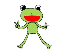 Love, healing frog 1 sticker #4190572