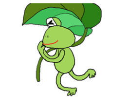 Love, healing frog 1 sticker #4190574