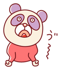 Funny panda and his friends sticker #4190746