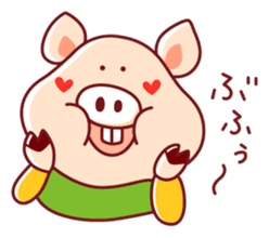 Funny panda and his friends sticker #4190757