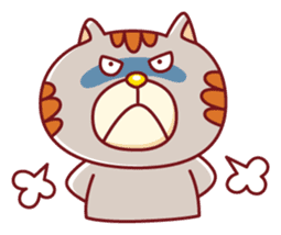 Funny panda and his friends sticker #4190771