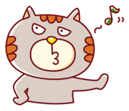 Funny panda and his friends sticker #4190774