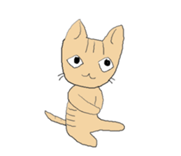 Love, healing tabby 1 sticker #4190939