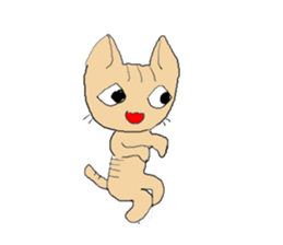 Love, healing tabby 1 sticker #4190940