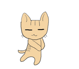 Love, healing tabby 1 sticker #4190941