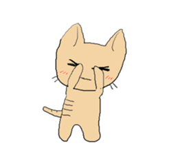 Love, healing tabby 1 sticker #4190942