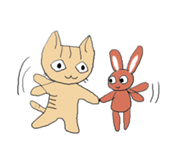 Love, healing tabby 1 sticker #4190950