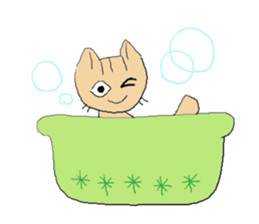 Love, healing tabby 1 sticker #4190956