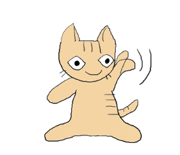 Love, healing tabby 1 sticker #4190958