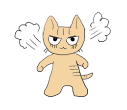 Love, healing tabby 1 sticker #4190959