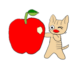 Love, healing tabby 1 sticker #4190960