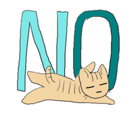 Love, healing tabby 1 sticker #4190962