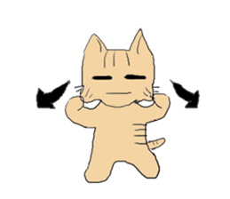 Love, healing tabby 1 sticker #4190964