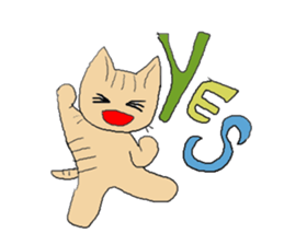 Love, healing tabby 1 sticker #4190965