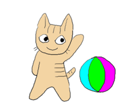 Love, healing tabby 1 sticker #4190966