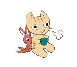 Love, healing tabby 1 sticker #4190967