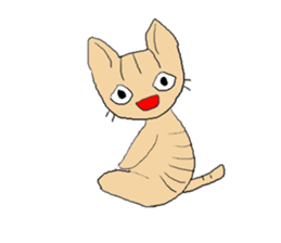 Love, healing tabby 1 sticker #4190968