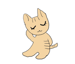 Love, healing tabby 1 sticker #4190971